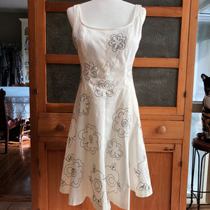 Nine West Embroidered Dress - Size 6